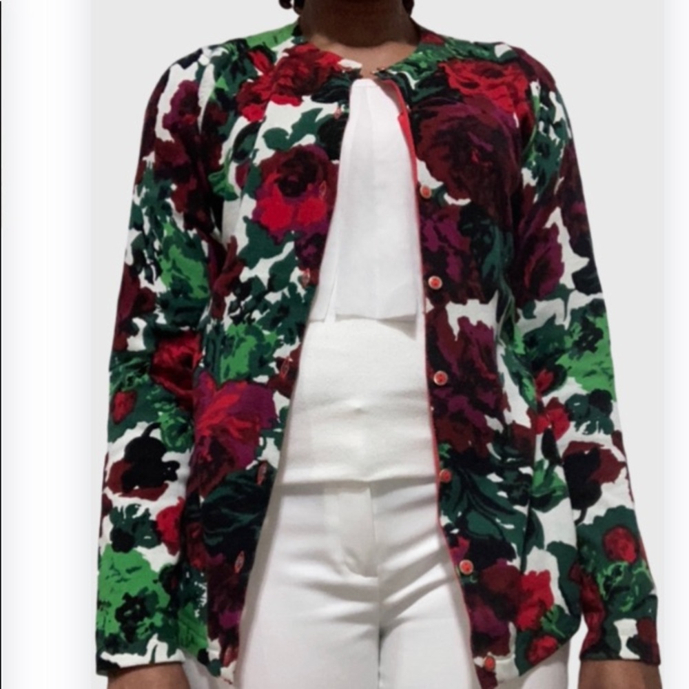 Floral Cardigan by Isaac Mizrahi.